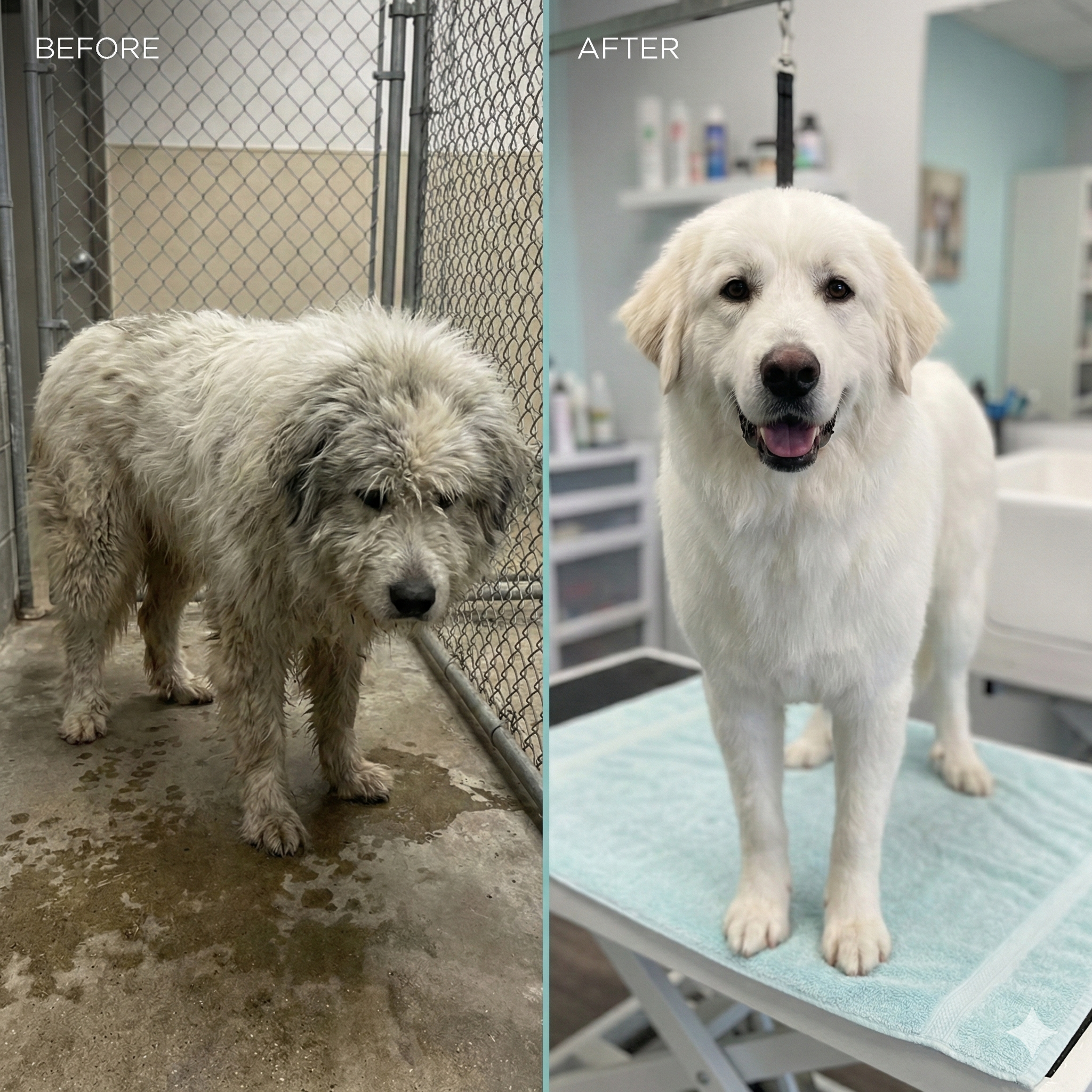 From the shelter to his forever couch